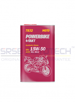MANNOL 4-TAKT POWERBIKE SAE 15W-50 API SM JASO MA/MA2